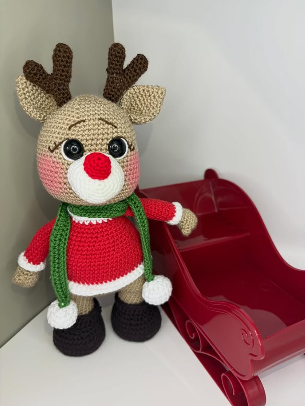 Muñeco reno de navidad